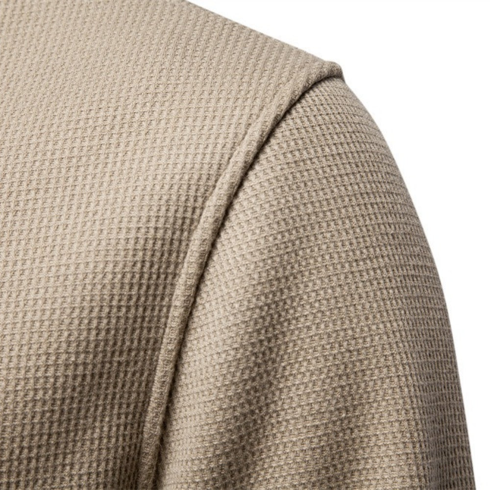 Men’s Waffle Fleece Lined Sweatshirt