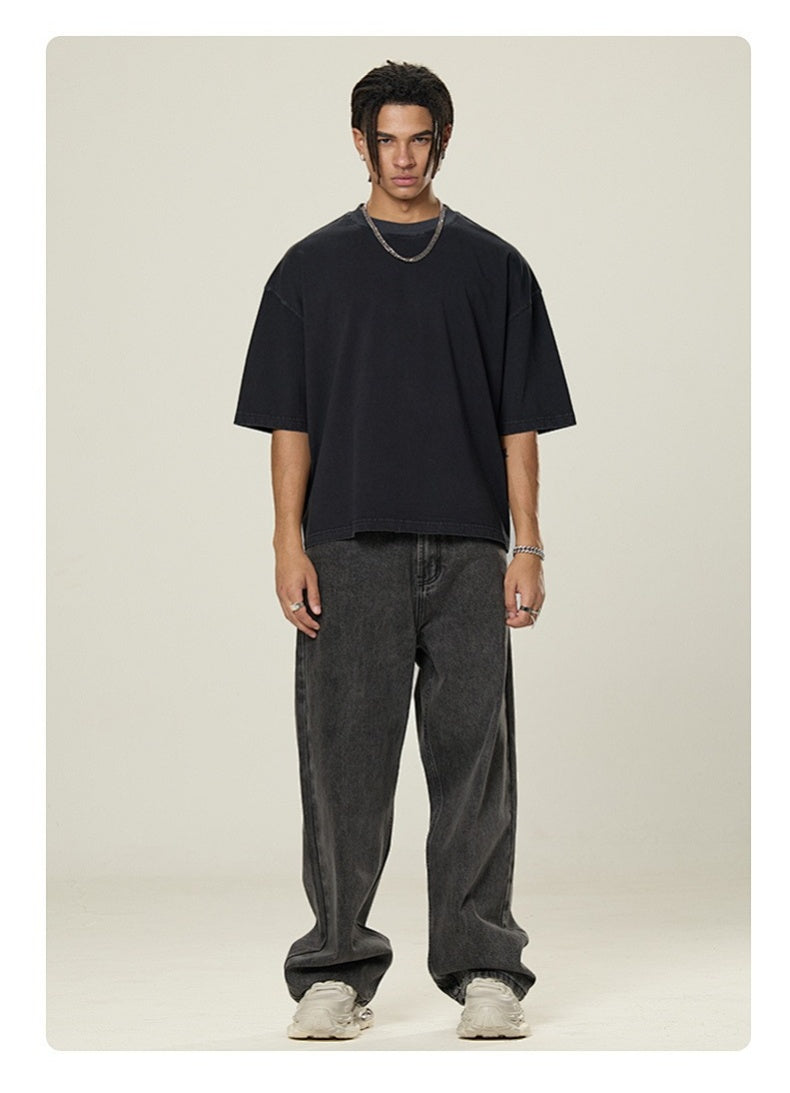 Washed Boxy Cotton T-Shirt
