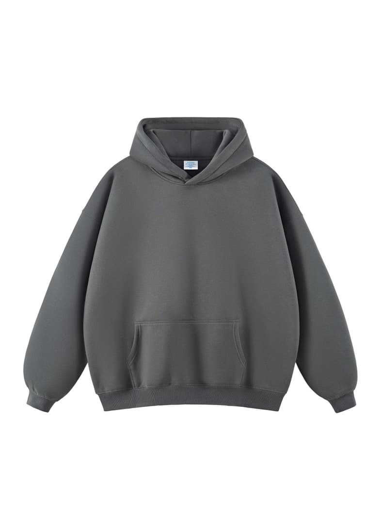 Fleece Lined Relaxed Pullover Hoodie
