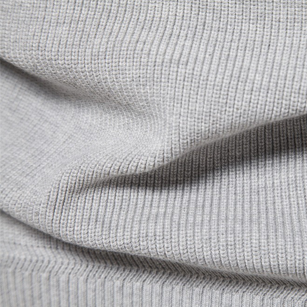 Men's Half-Zip Turtleneck Sweater