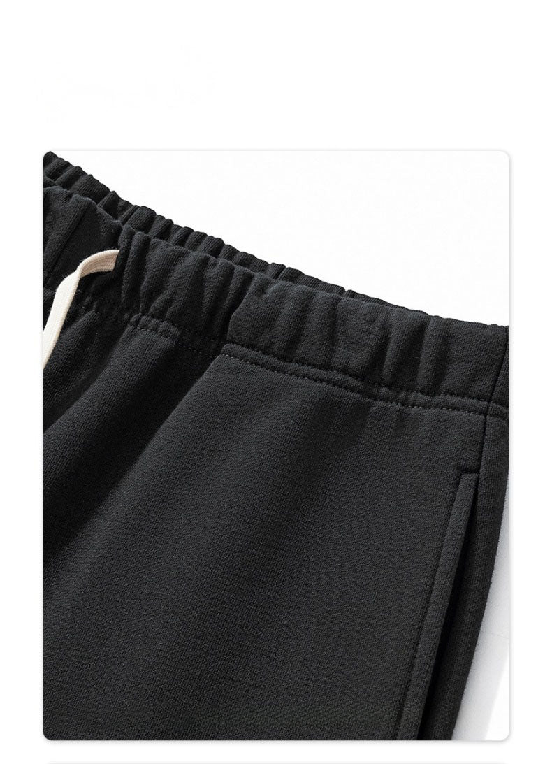 Heavyweight Cotton Straight-Leg Drawstring Shorts