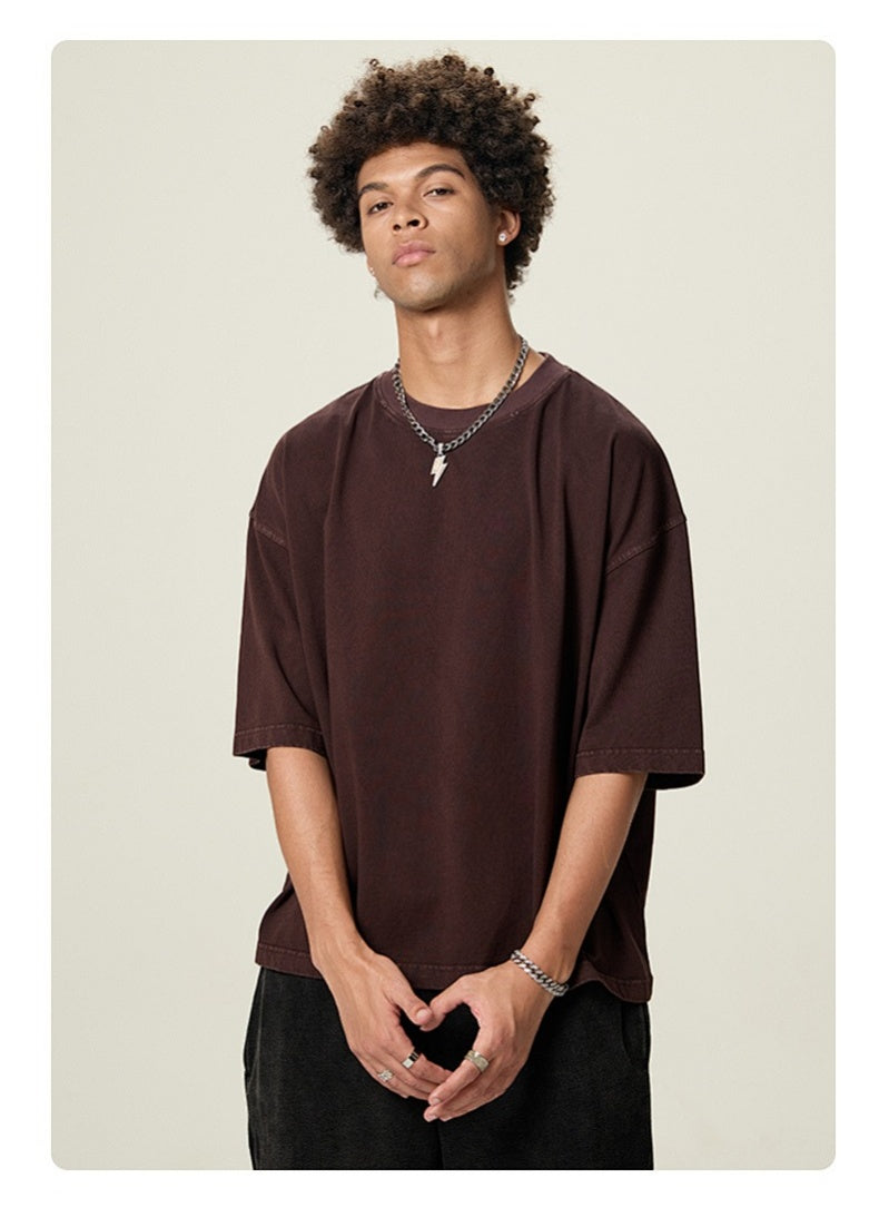 Washed Boxy Cotton T-Shirt