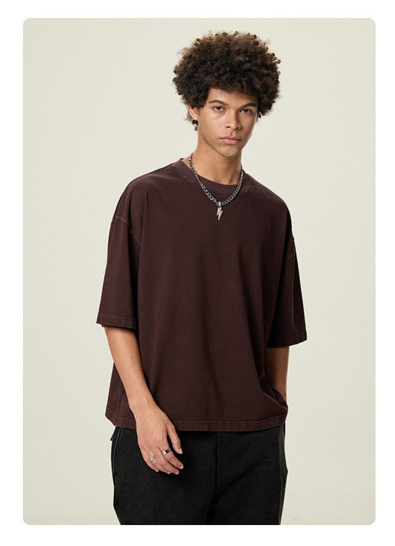 Washed Boxy Cotton T-Shirt