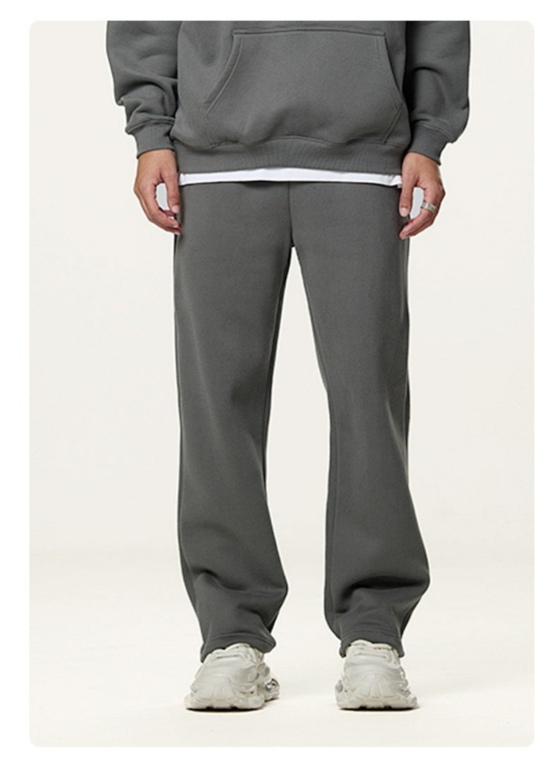 Heavyweight Fleece Wide-Leg Sweatpants