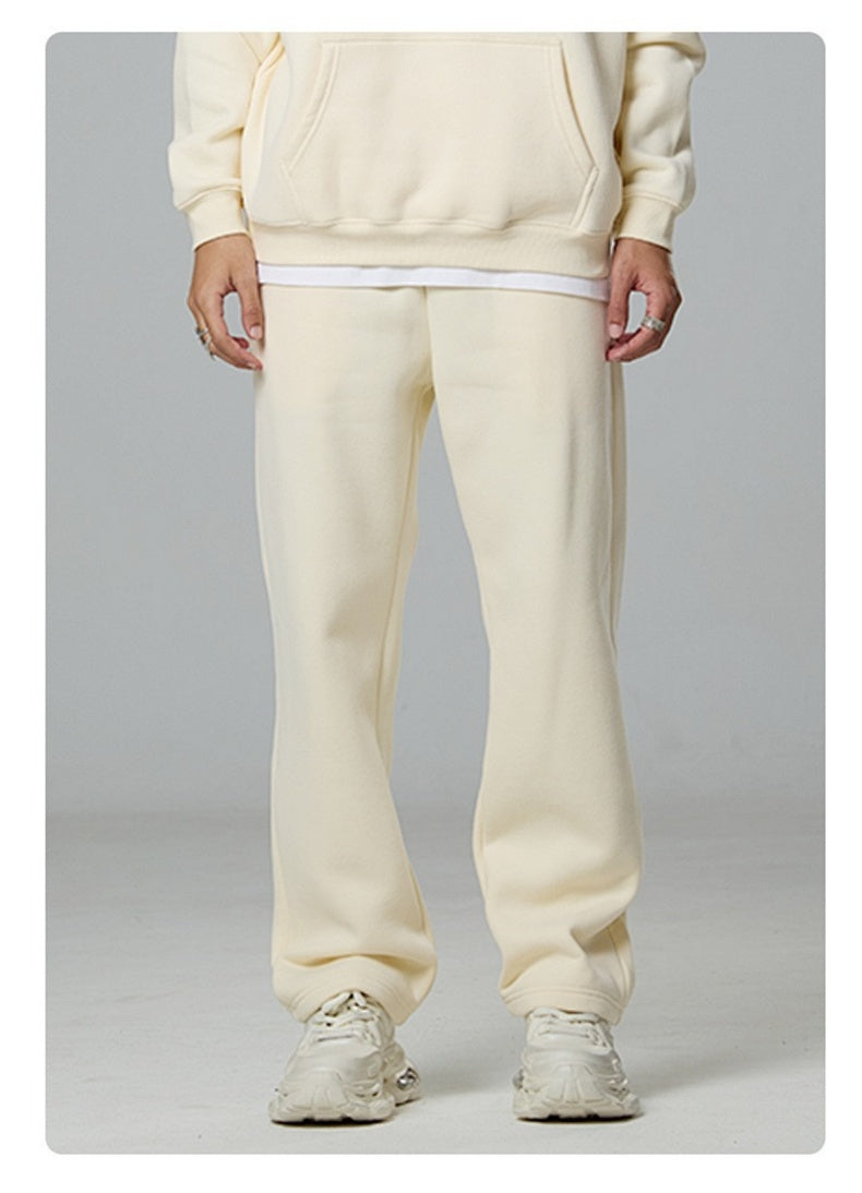 Heavyweight Fleece Wide-Leg Sweatpants