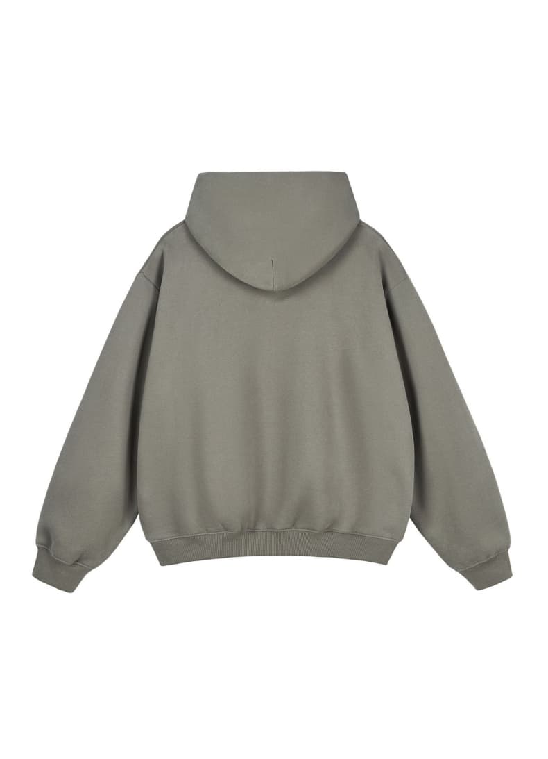 Boxy Heavyweight Fleece Clean Fit Hoodie