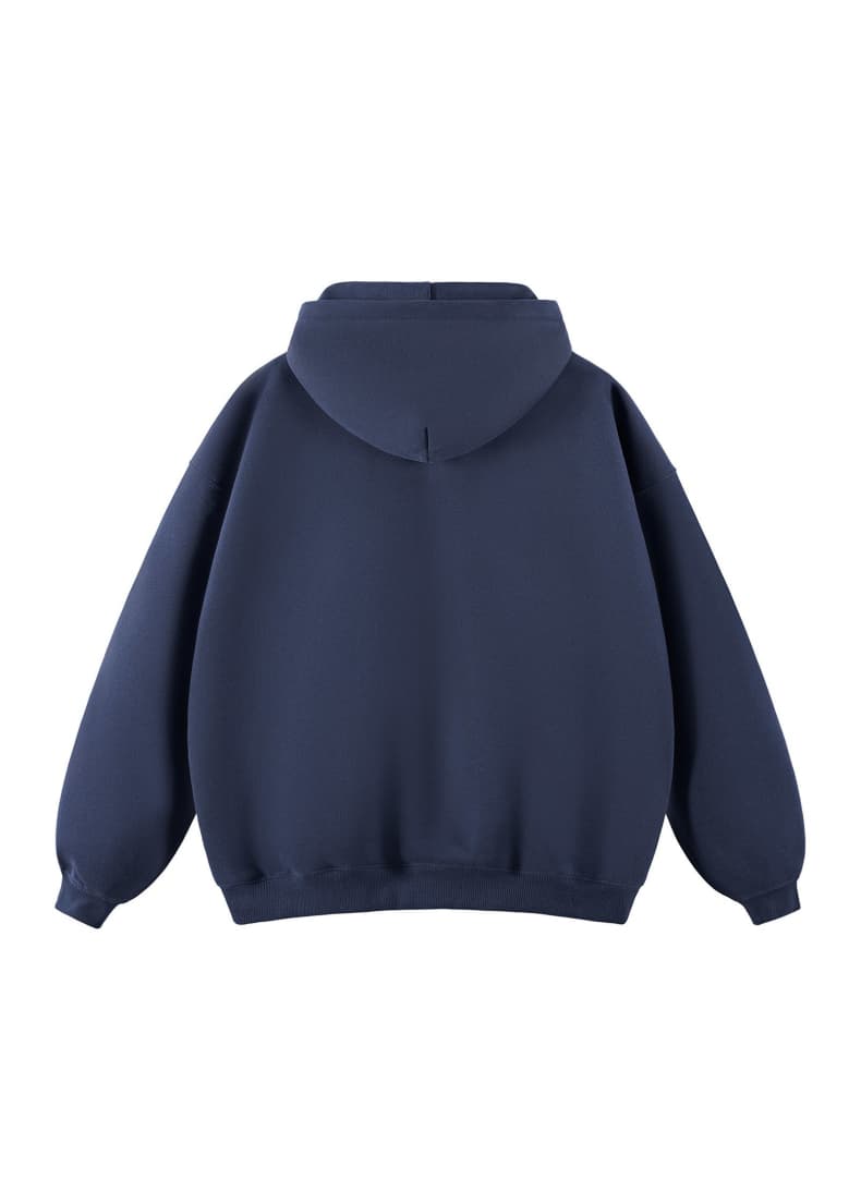 Fleece Lined Relaxed Pullover Hoodie