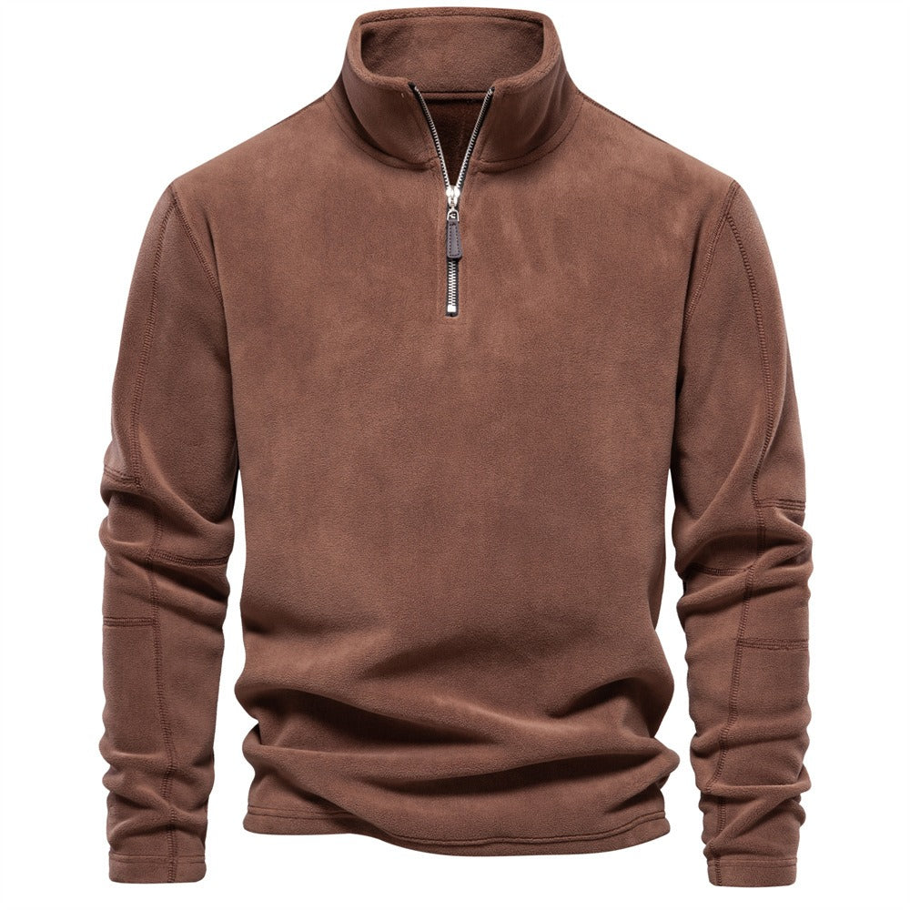 Men’s Half-Zip Mock Neck Sweatshirt