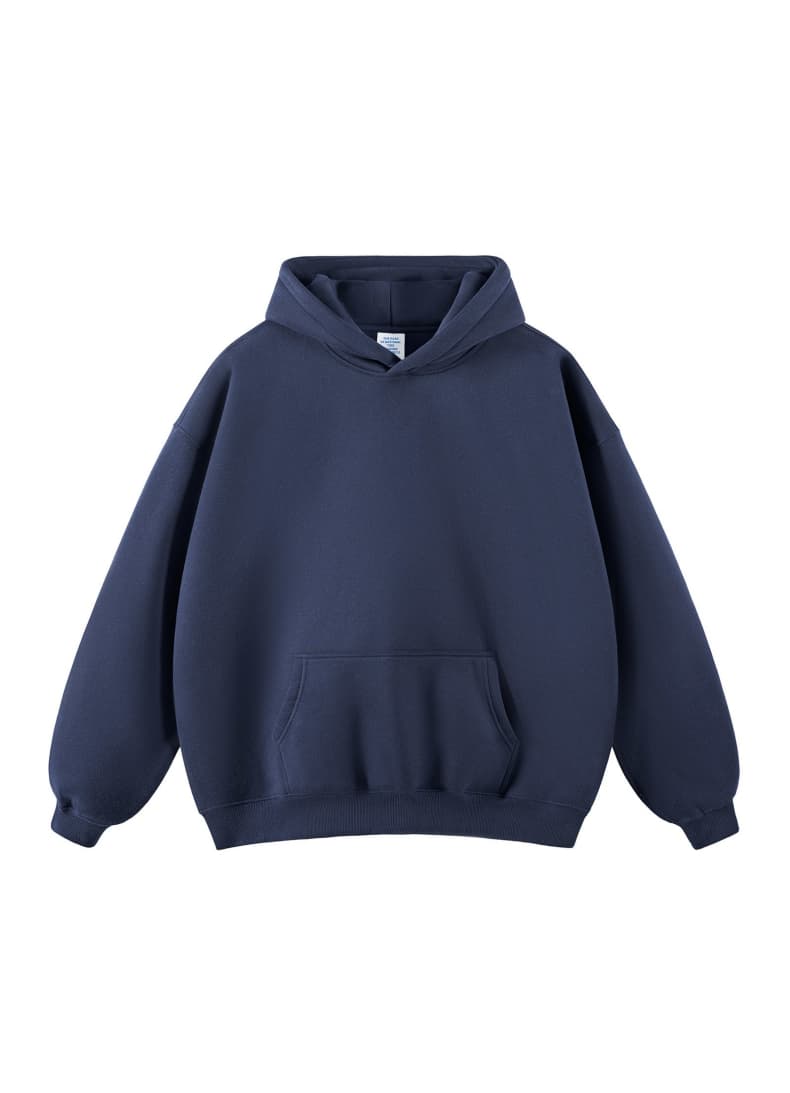 Fleece Lined Relaxed Pullover Hoodie