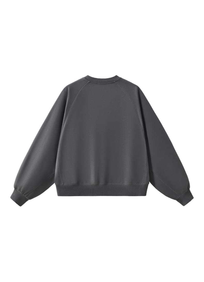 Deconstructed Boxy Panelled Crewneck Sweatshirt
