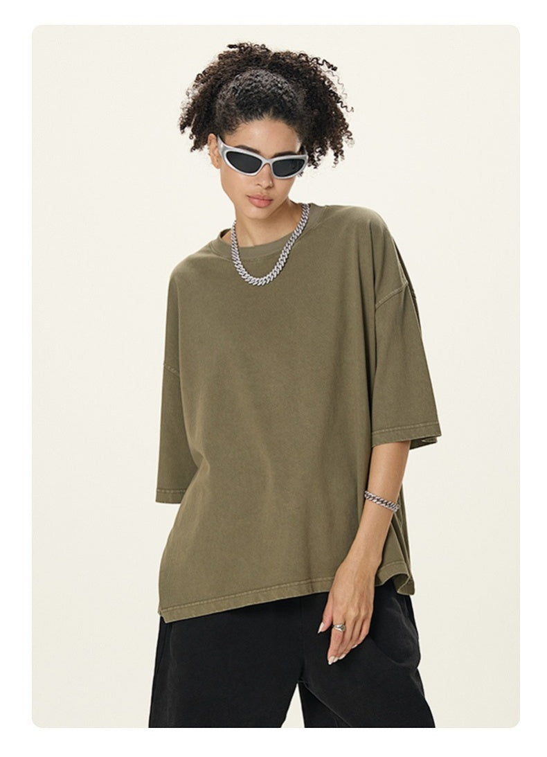 Washed Boxy Cotton T-Shirt