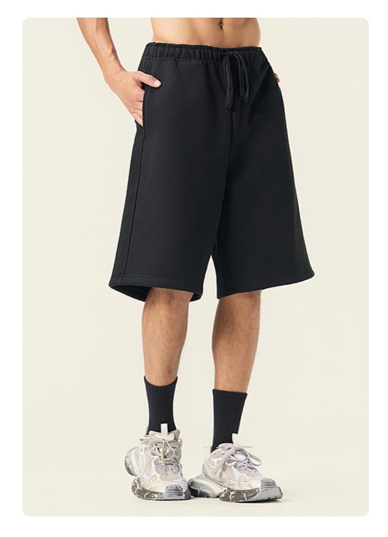 Heavyweight Fleece Drawstring  Shorts