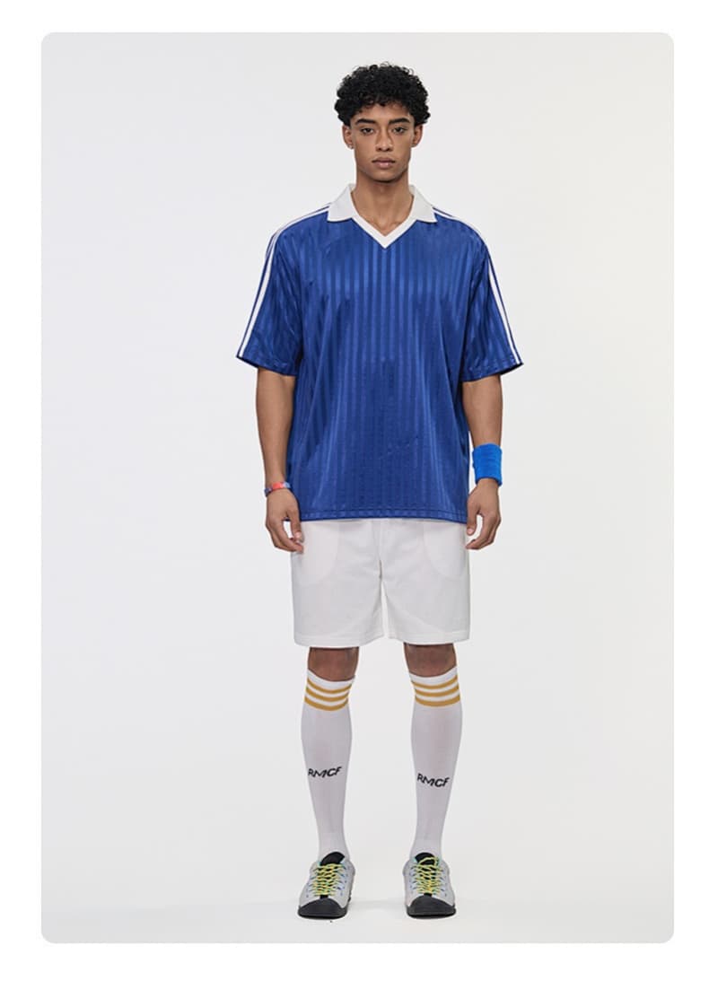 Retro Contrast Trim Sports T-Shirt