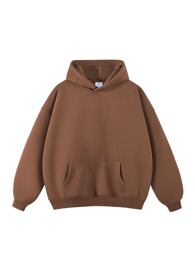 Fleece Lined Relaxed Pullover Hoodie