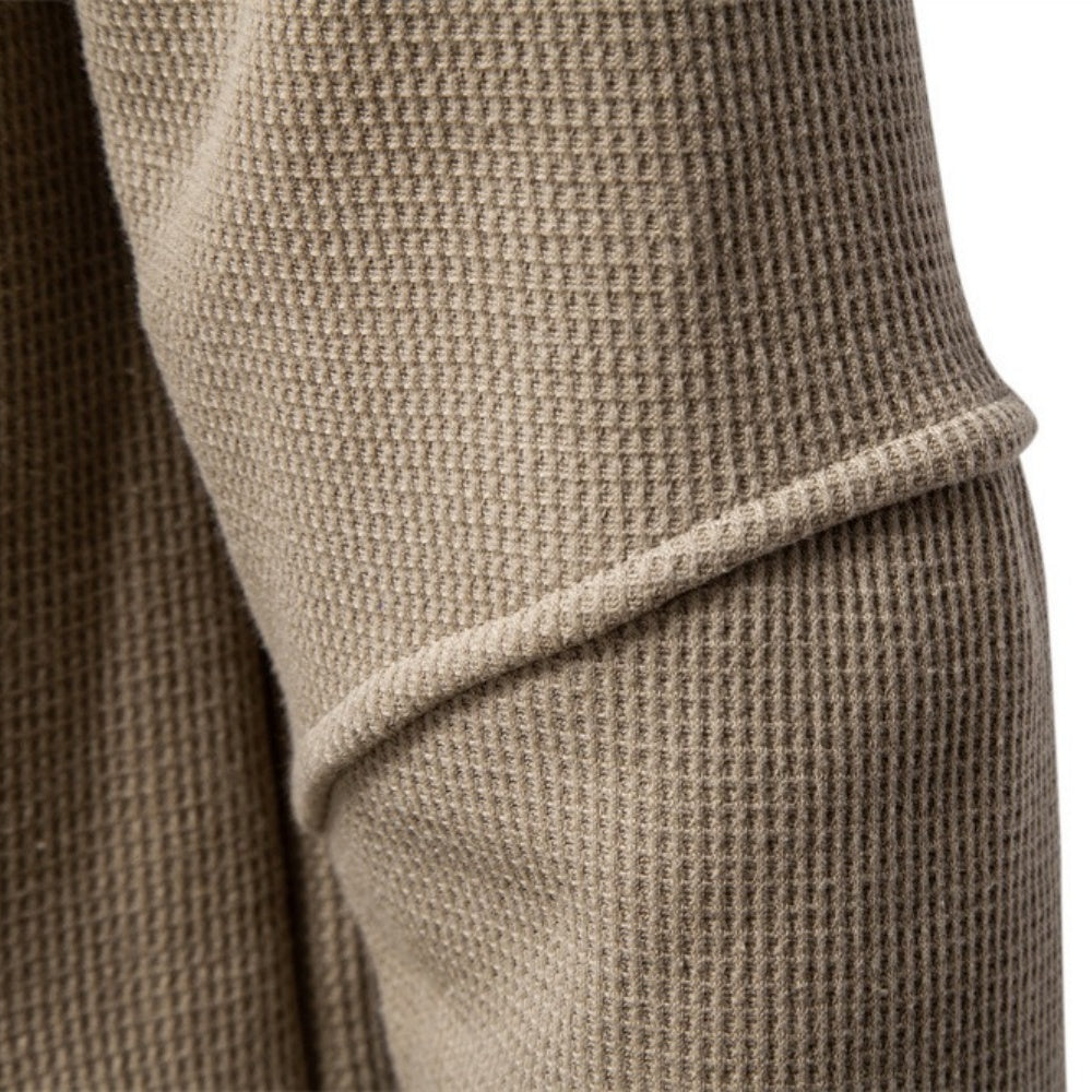 Men’s Waffle Fleece Lined Sweatshirt