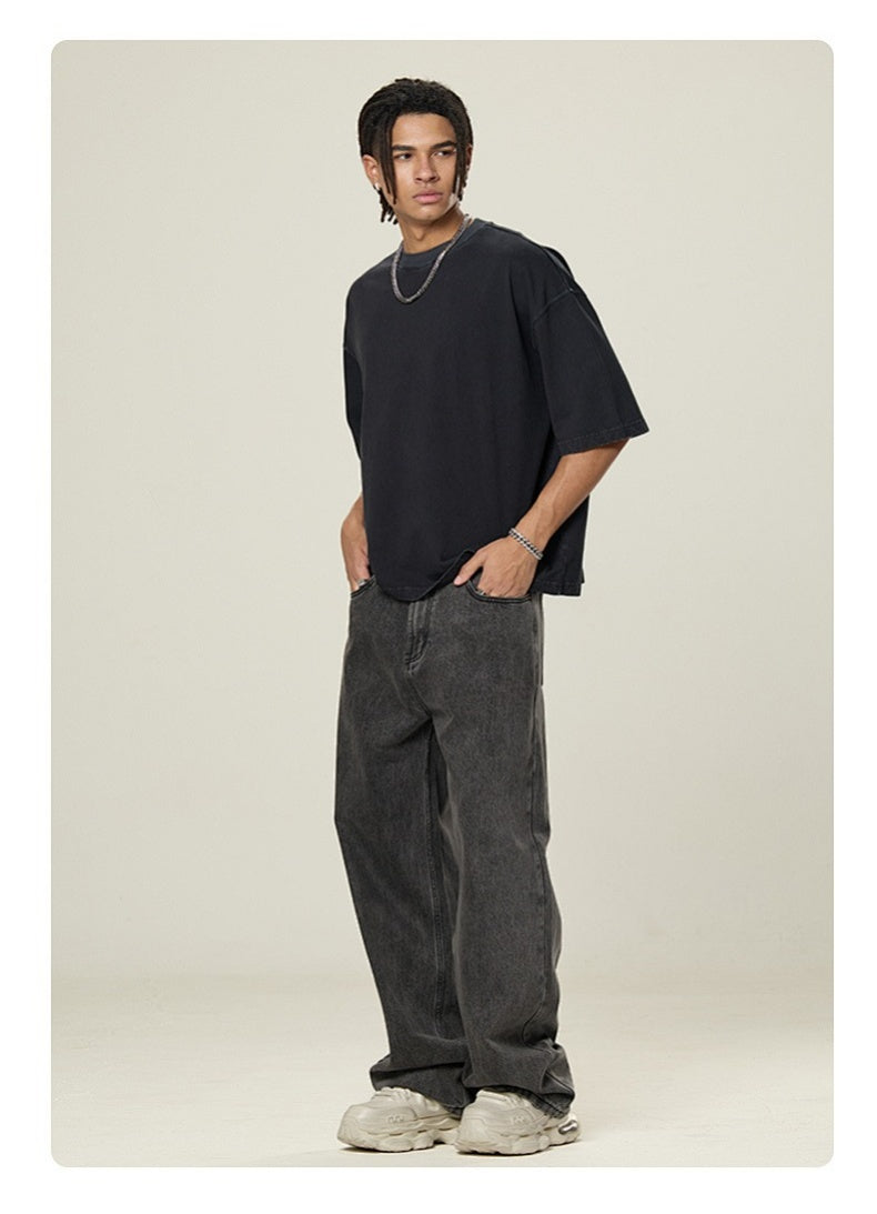 Washed Boxy Cotton T-Shirt