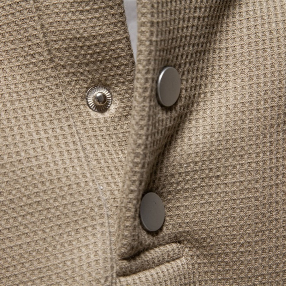 Men’s Waffle Fleece Lined Sweatshirt