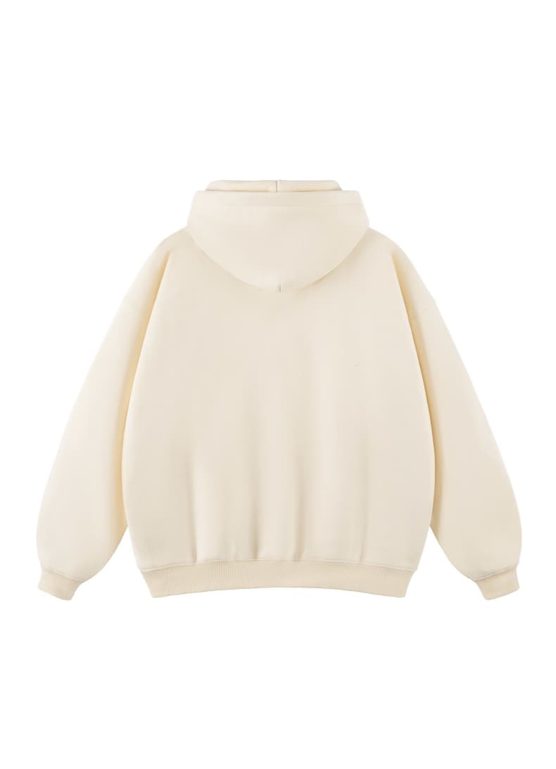Fleece Lined Relaxed Pullover Hoodie