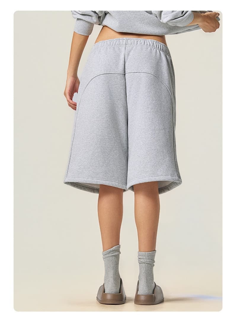 Heavyweight Fleece Drawstring  Shorts
