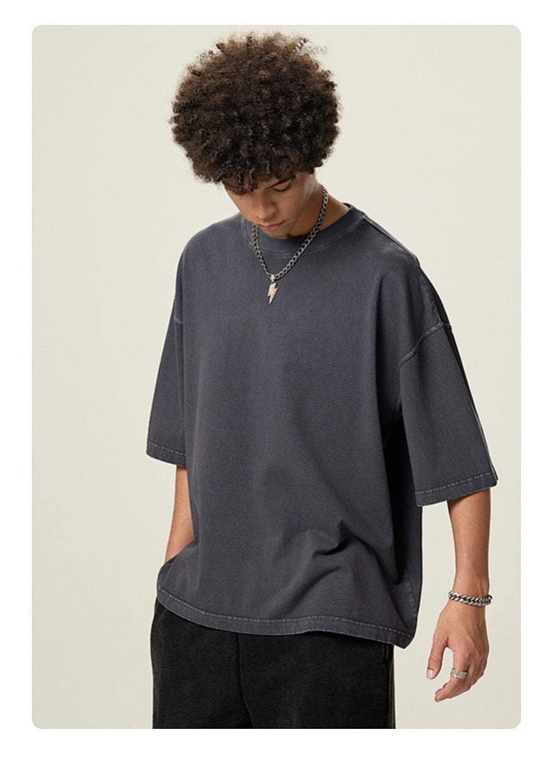 Washed Boxy Cotton T-Shirt