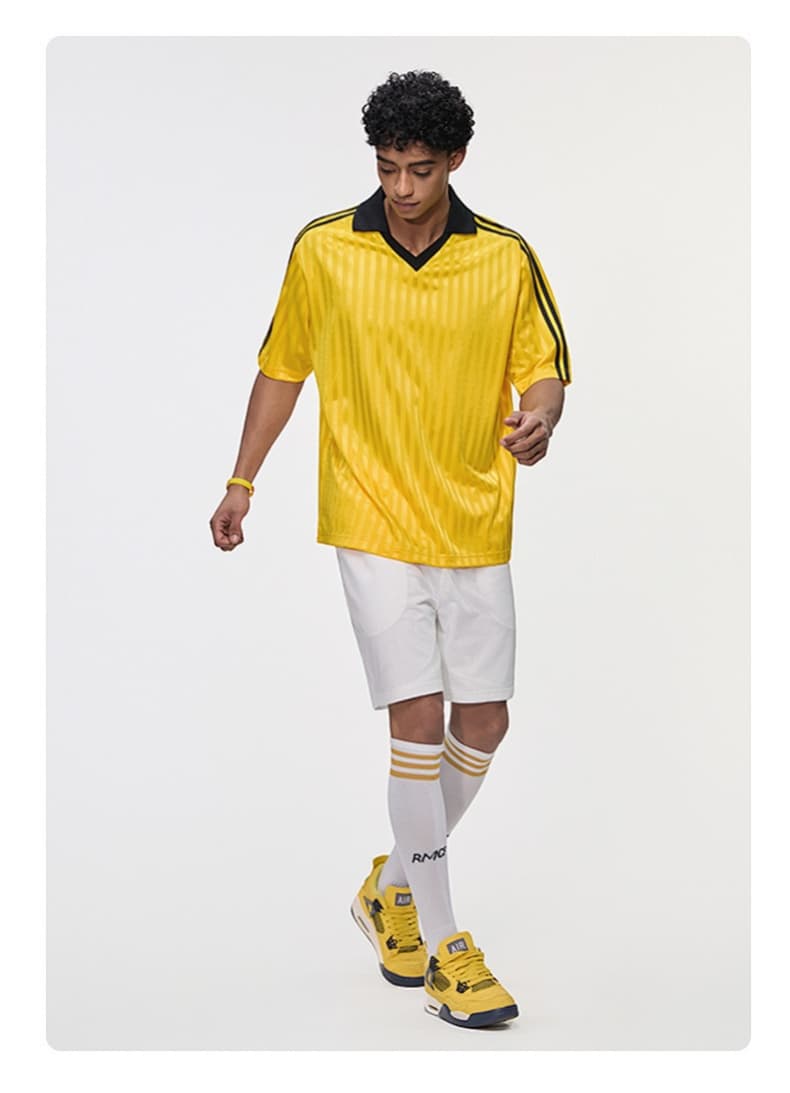 Retro Contrast Trim Sports T-Shirt