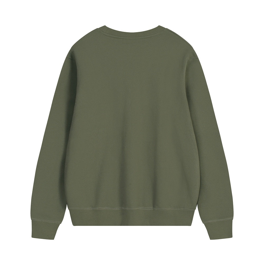 Unisex Oversized Casual Cotton Crewneck Sweatshirt