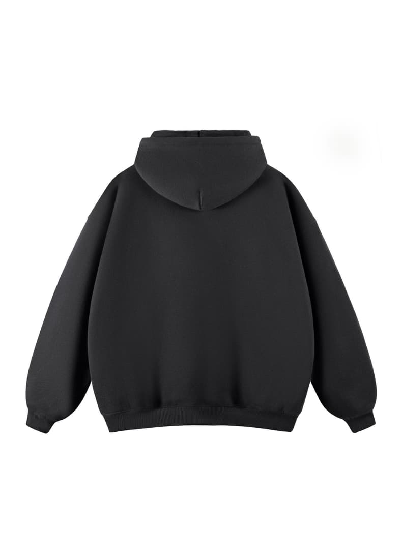 Fleece Lined Relaxed Pullover Hoodie