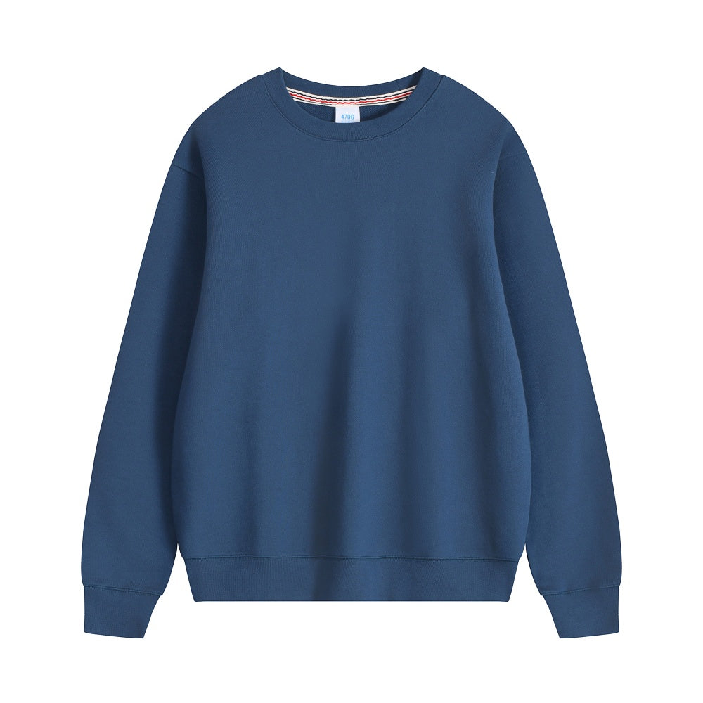 Unisex Oversized Casual Cotton Crewneck Sweatshirt